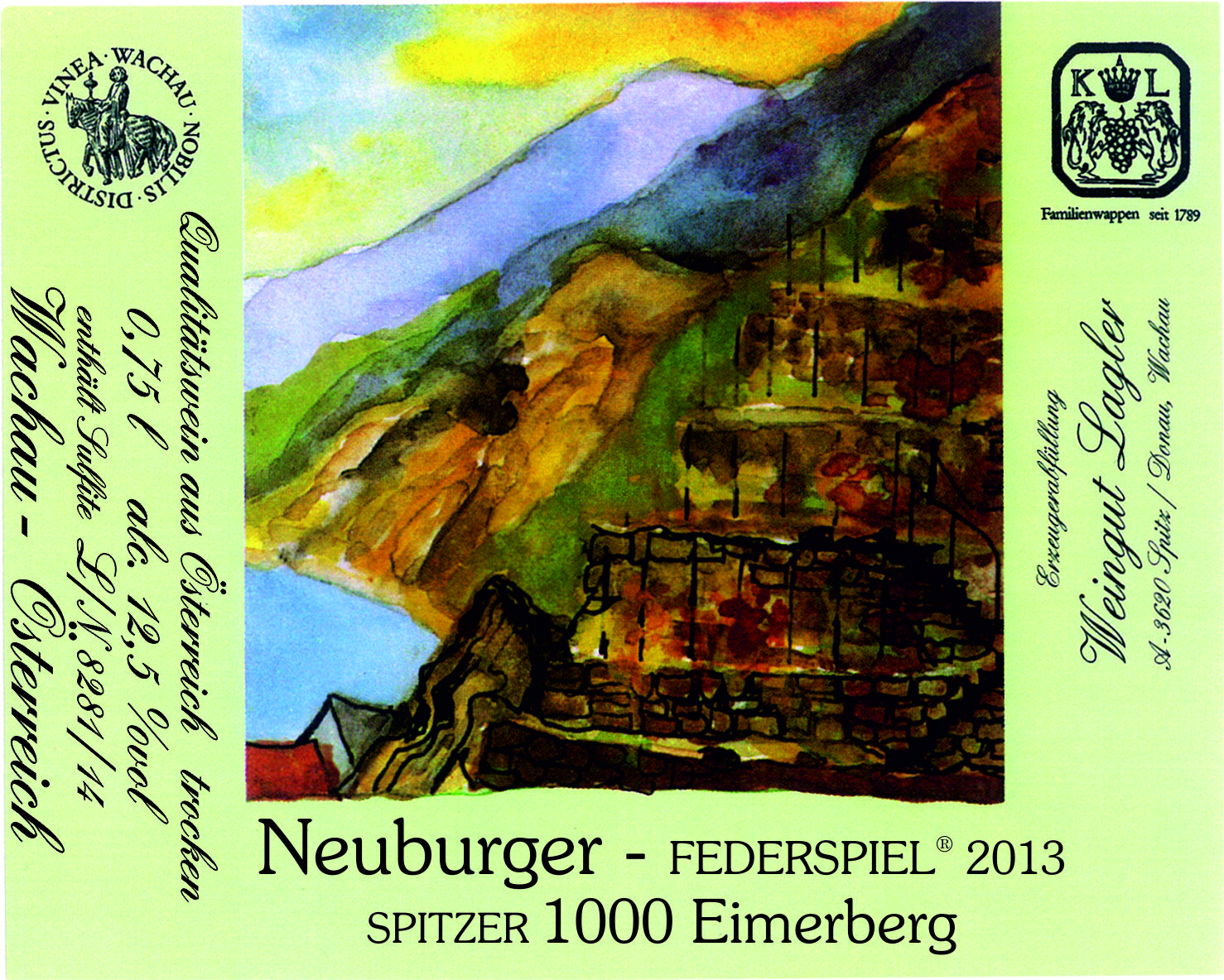 Neuburger 1000 Eimerberg Federspiel® 2013